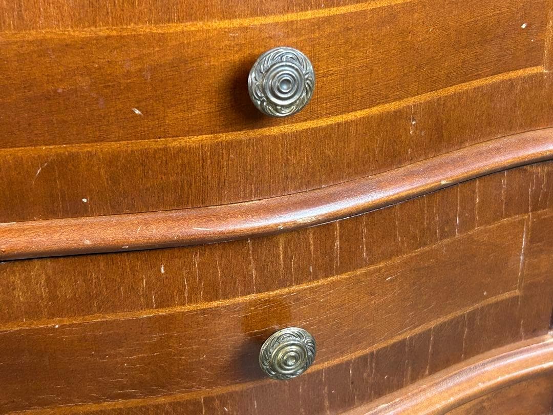 洋風　クラシック　クラシカル　2段チェスト　コンソール　猫脚　アンティーク　IG