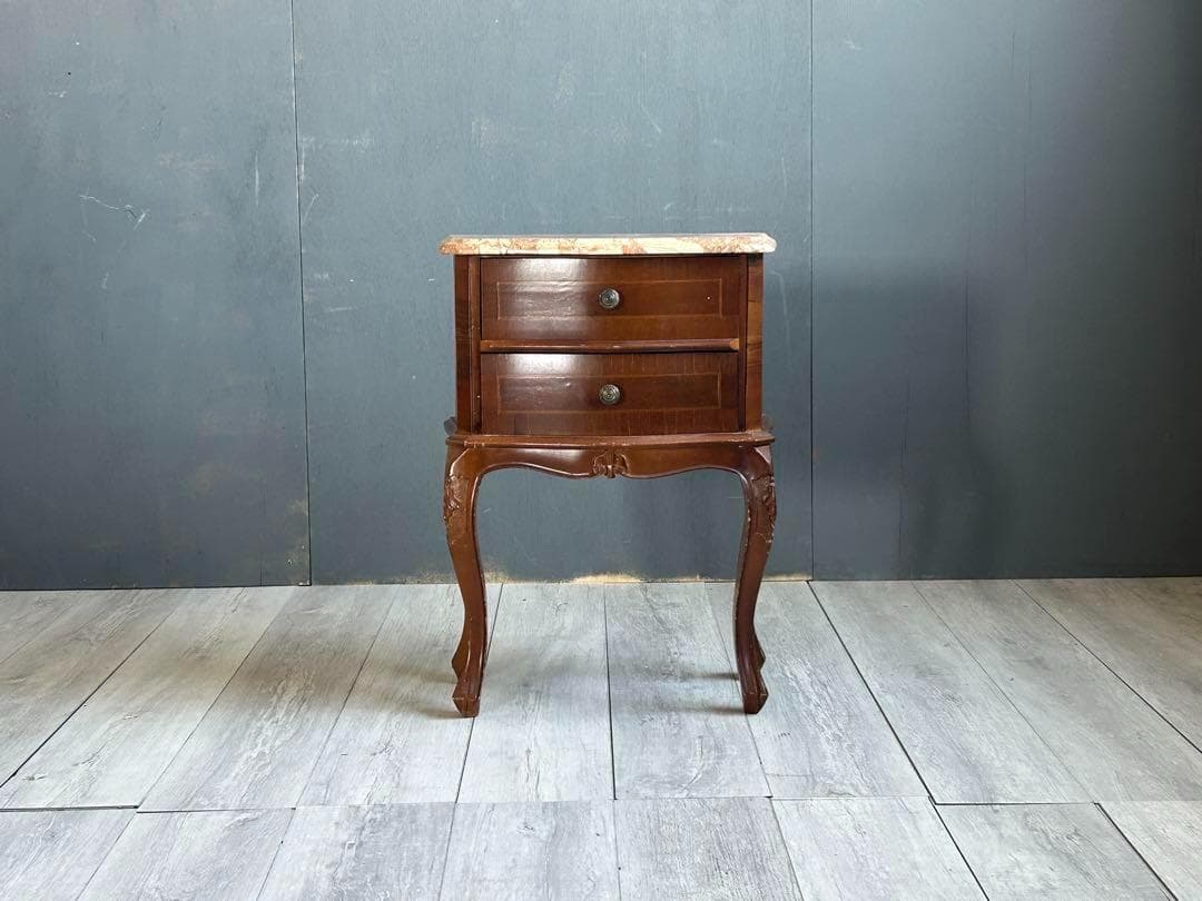 洋風　クラシック　クラシカル　2段チェスト　コンソール　猫脚　アンティーク　IG