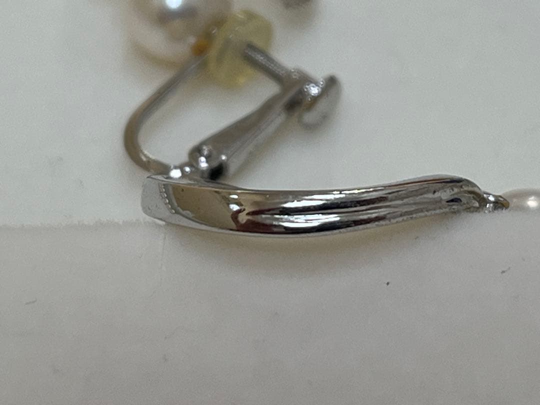 美品　本真珠　パール　ネックレス　イヤリング　指輪　リング　3点セット