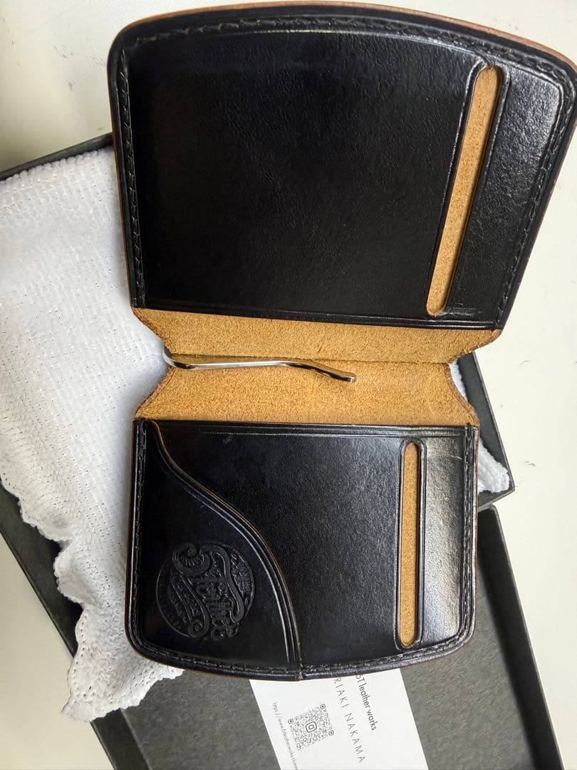 6t leather works マネークリップ