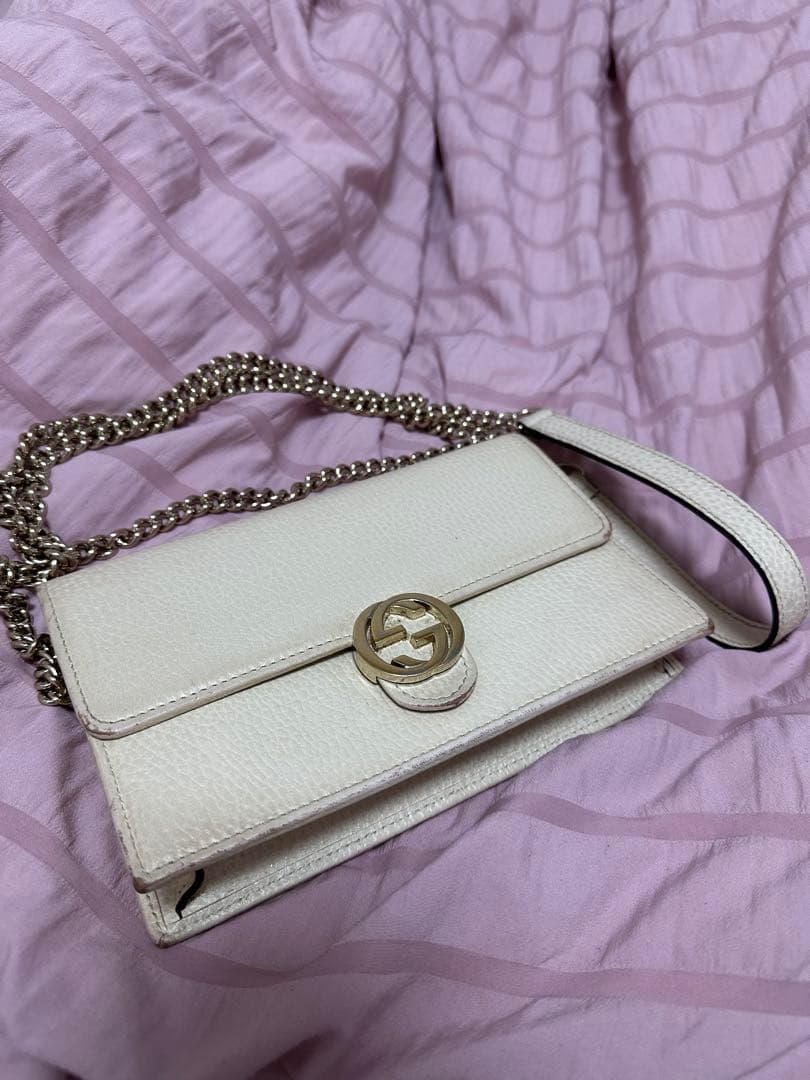 グッチ　チェーンウォレット