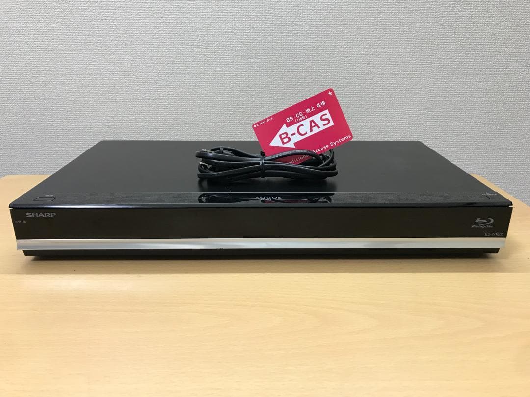 シャープ ブルーレイレコーダー 「BD-W1800」 動作品