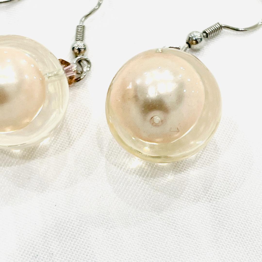 Y509-81 ABISTEアビステ　パールショートネックレス イヤリング