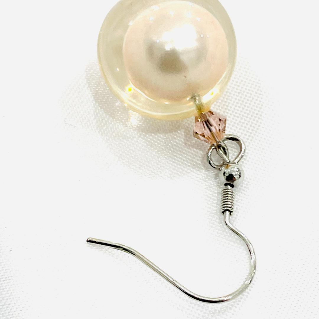 Y509-81 ABISTEアビステ　パールショートネックレス イヤリング