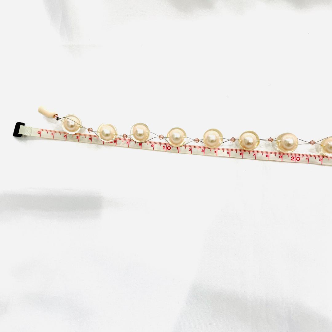 Y509-81 ABISTEアビステ　パールショートネックレス イヤリング