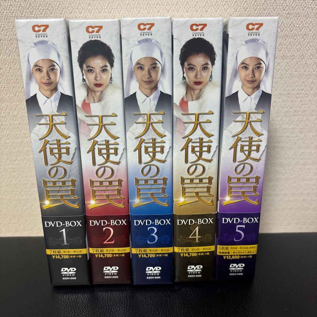 美品　天使の罠　DVD BOXセット 全5巻　ユン・ソイ　クォン・ユル