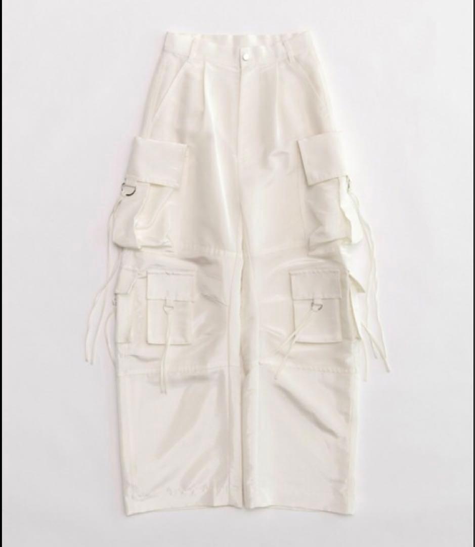 メゾンスペシャル サテン カーゴ パンツ