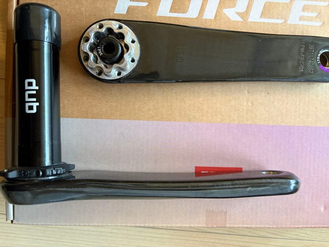 SRAM スラム FORCE D1 クランクアーム 170mm red eTAP