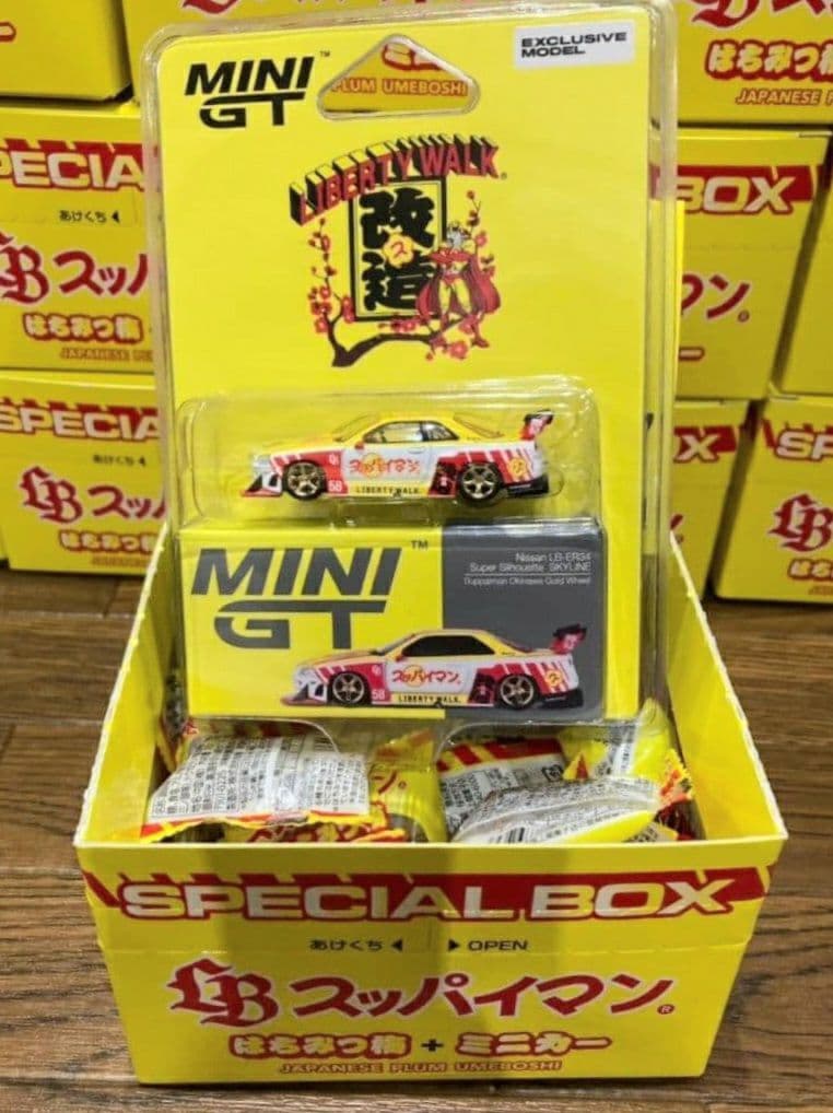 大阪オートメッセ限定300台 MINI GT リバティウォーク スッパイマン