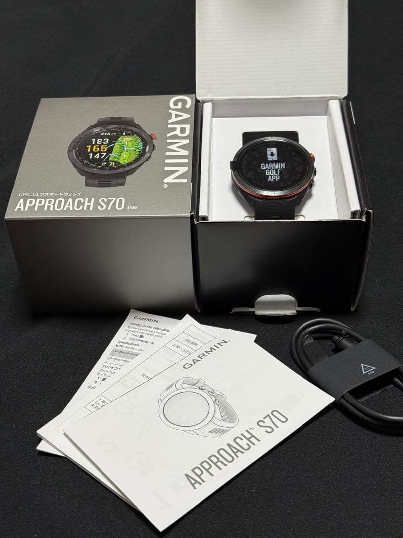 GARMIN Approach S70 47mm ブラック