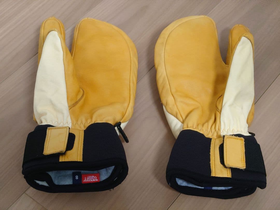 スキー・スノーボードアクセサリー HESTRA 3-Finger Full Leather Short