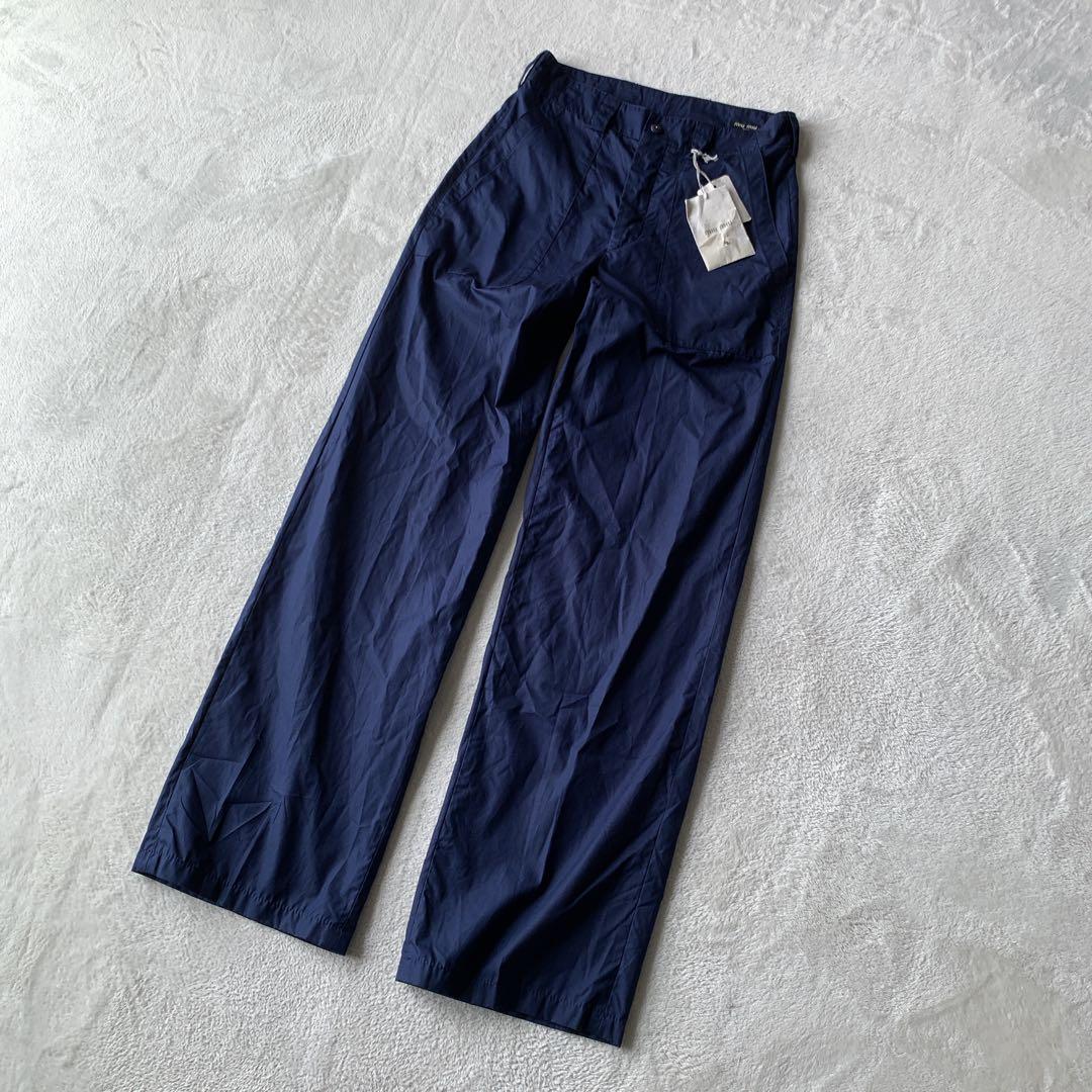 未使用 miu miu ミュウミュウ ベイカー ファティーグ パンツ ミリタリー