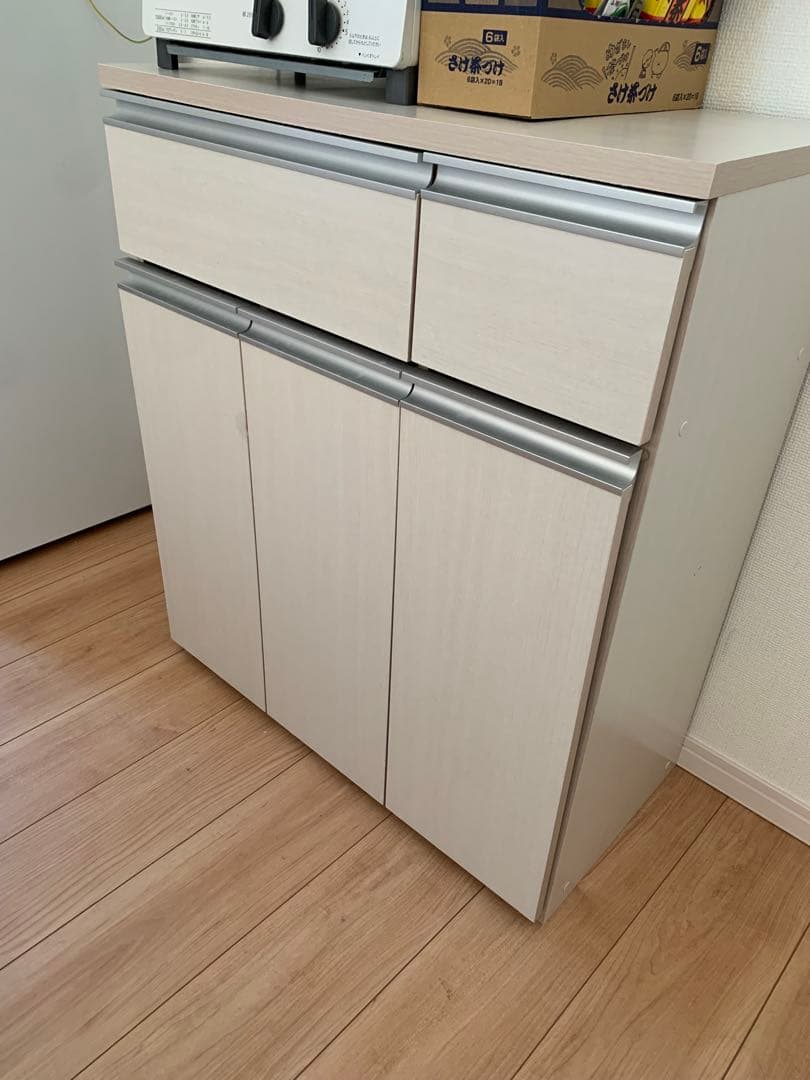 パイルカウンター 45L ゴミ箱　キャビネット　キッチンサイドボード