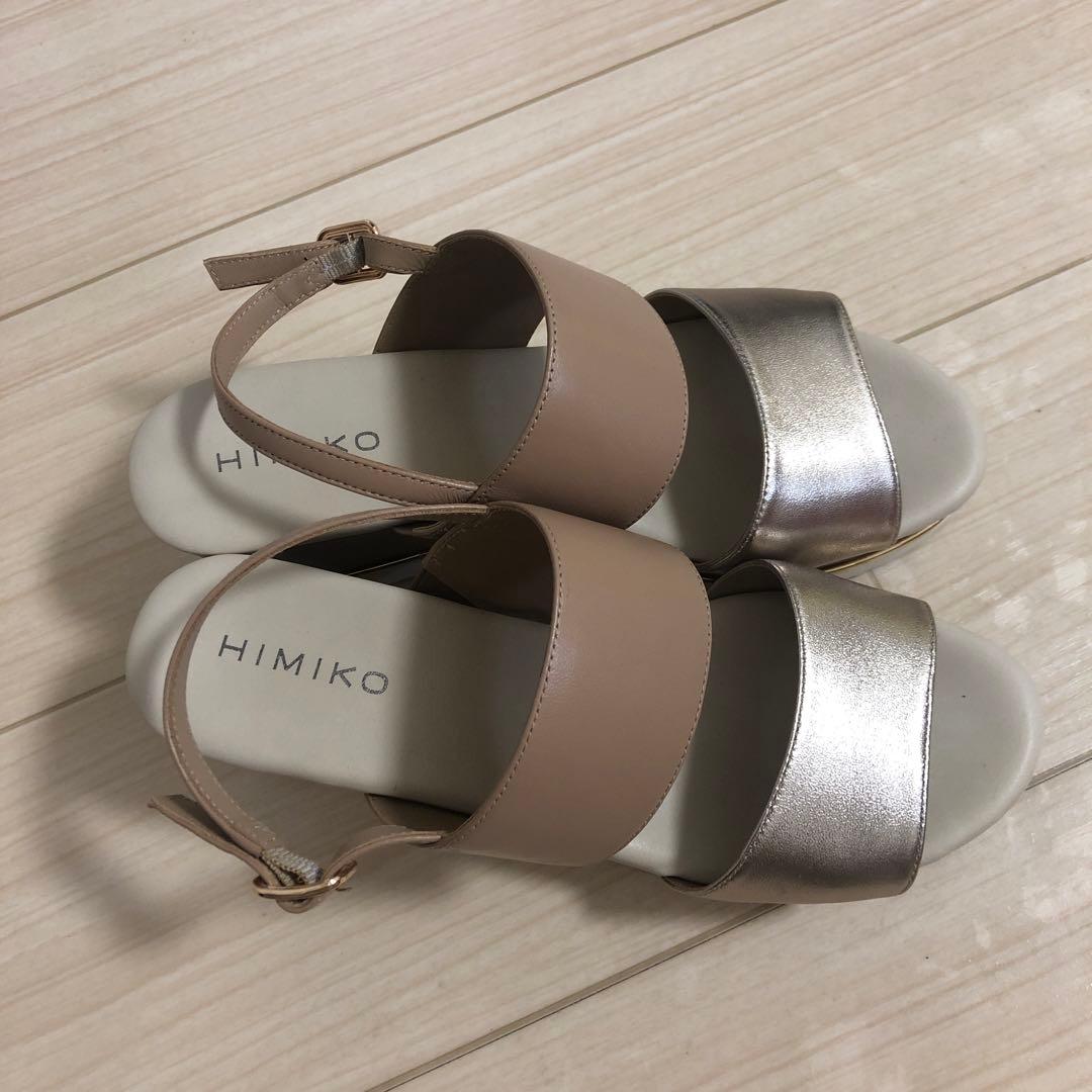 ☆ヨッシー　卑弥呼　メタリックスポーツサンダル