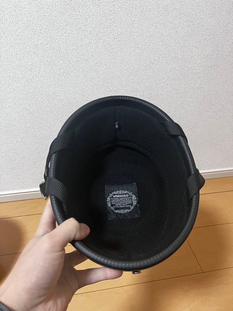 TT&CO イーグルロード ハーフヘルメット マットブラック L/XLサイズ