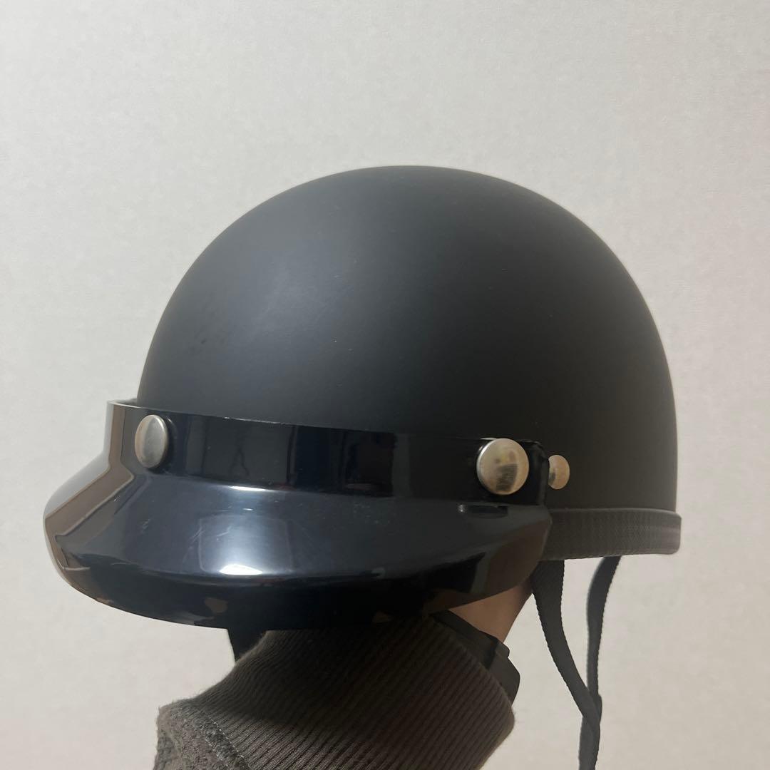 TT&CO イーグルロード ハーフヘルメット マットブラック L/XLサイズ