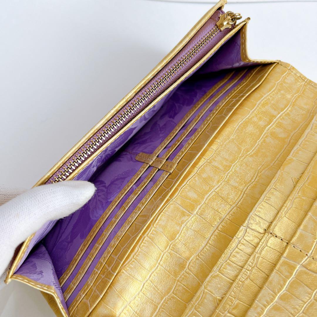 ほぼ未使用✨ シンクビー ゴールデンクリムト 長財布 接吻 スパンコール