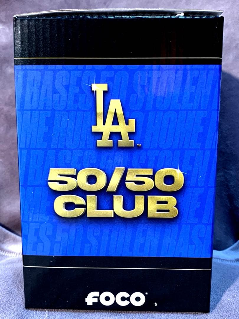 本日限定価格　大谷翔平　50/50達成記念　ゴールドミニボブルヘッド　シリアル付