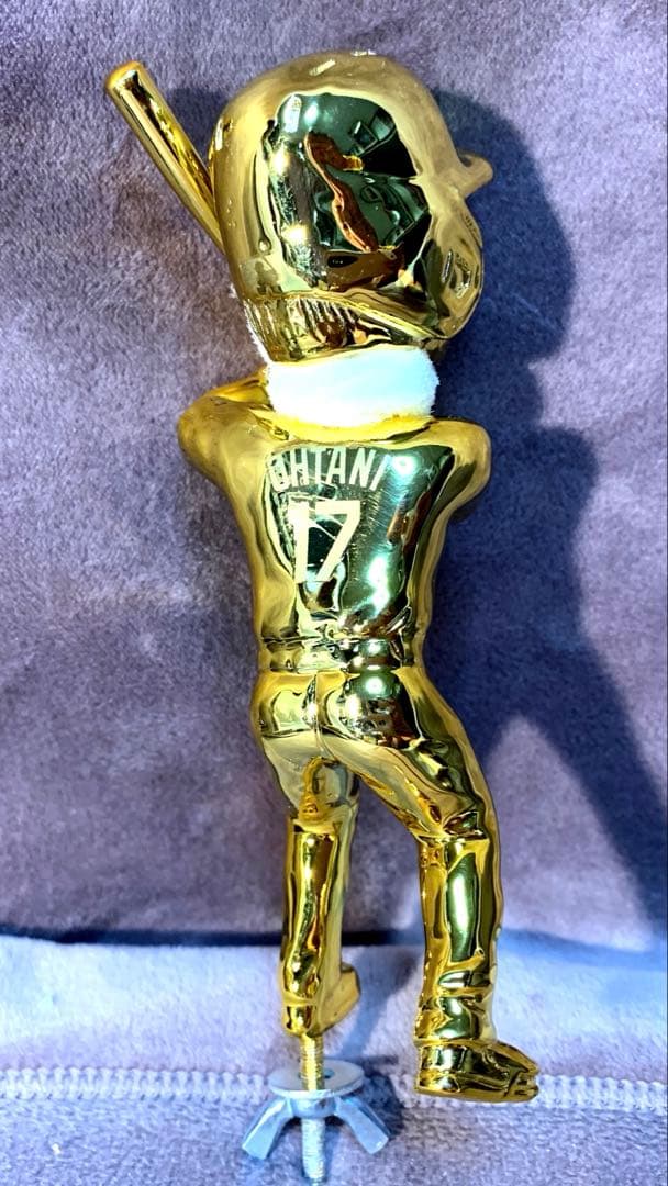 本日限定価格　大谷翔平　50/50達成記念　ゴールドミニボブルヘッド　シリアル付