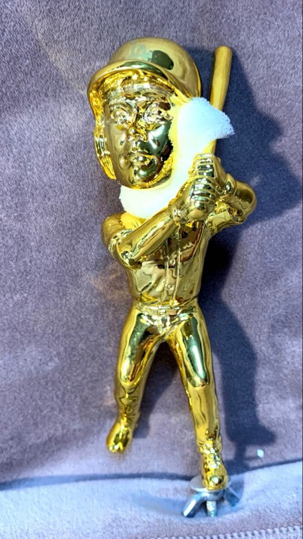 本日限定価格　大谷翔平　50/50達成記念　ゴールドミニボブルヘッド　シリアル付