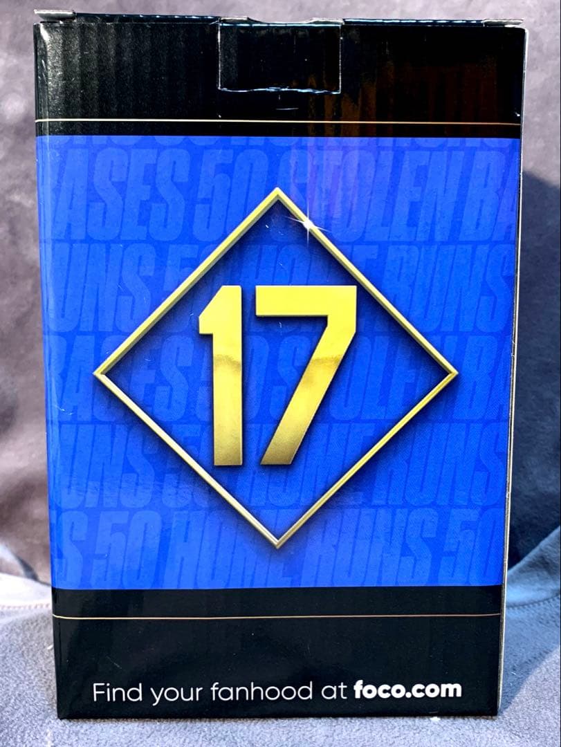 本日限定価格　大谷翔平　50/50達成記念　ゴールドミニボブルヘッド　シリアル付