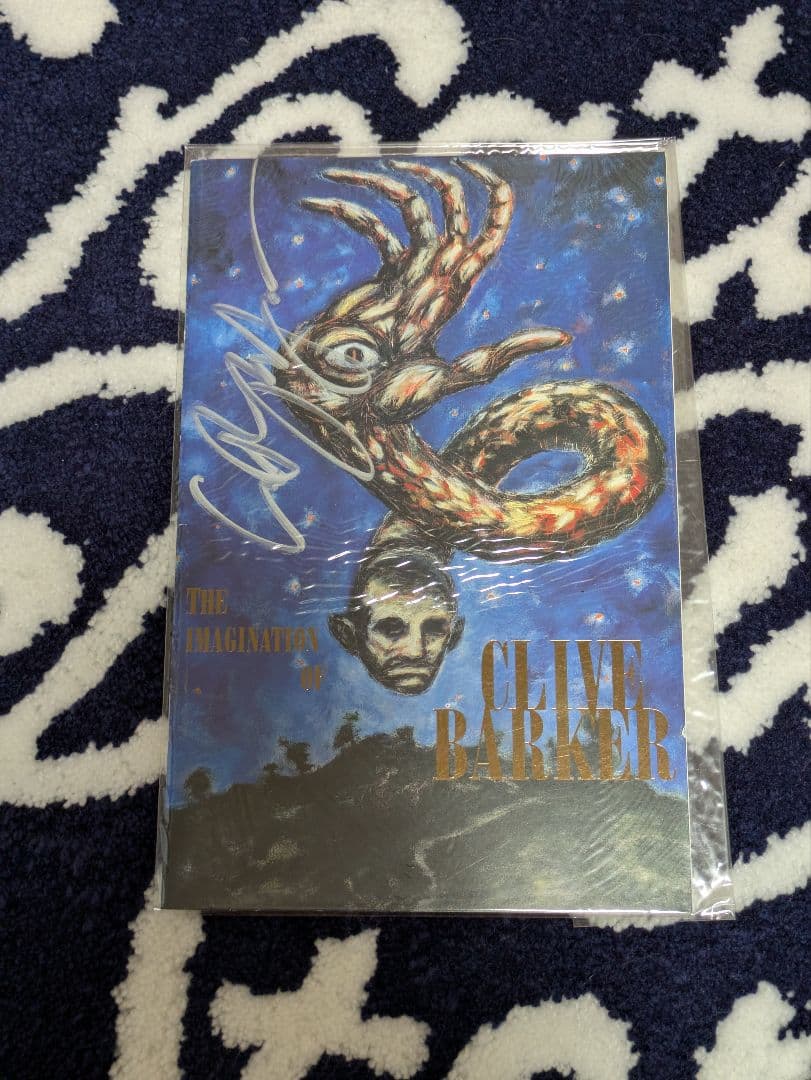 クライヴ・バーカー 直筆サイン入り1995年 展覧会パンフレット ヘルレイザー