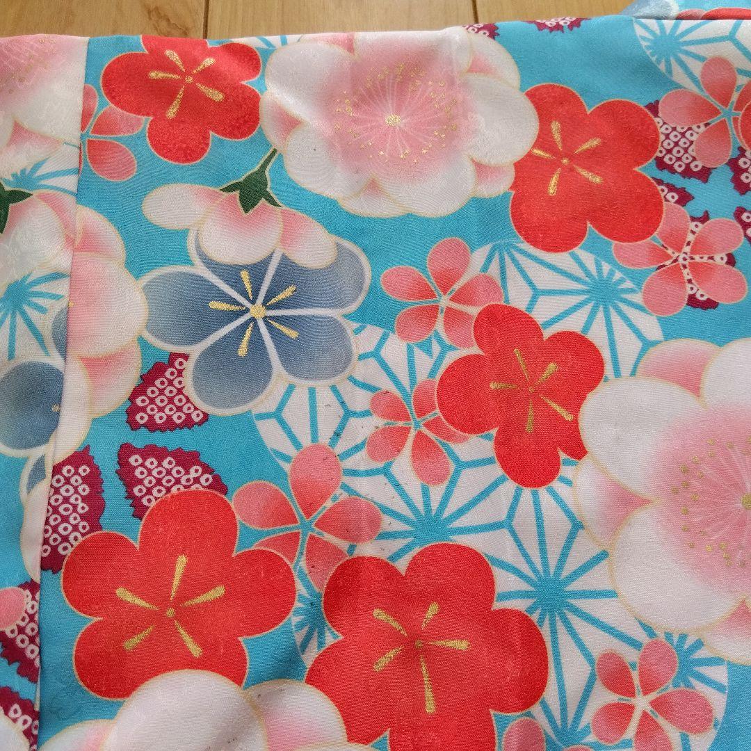 子供用花柄着物 フルセット 七五三 ７歳 花ひめ