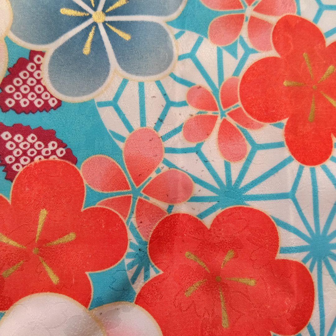 子供用花柄着物 フルセット 七五三 ７歳 花ひめ