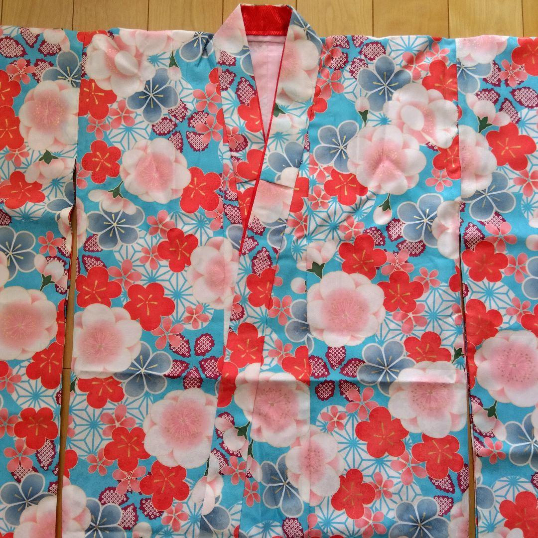 子供用花柄着物 フルセット 七五三 ７歳 花ひめ