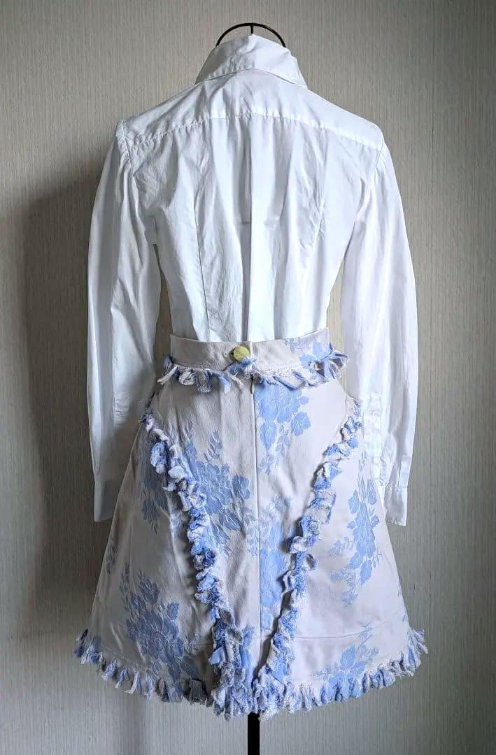 vivienne westwood ✨未使用✨ ゴブラン ローズ デニムスカート