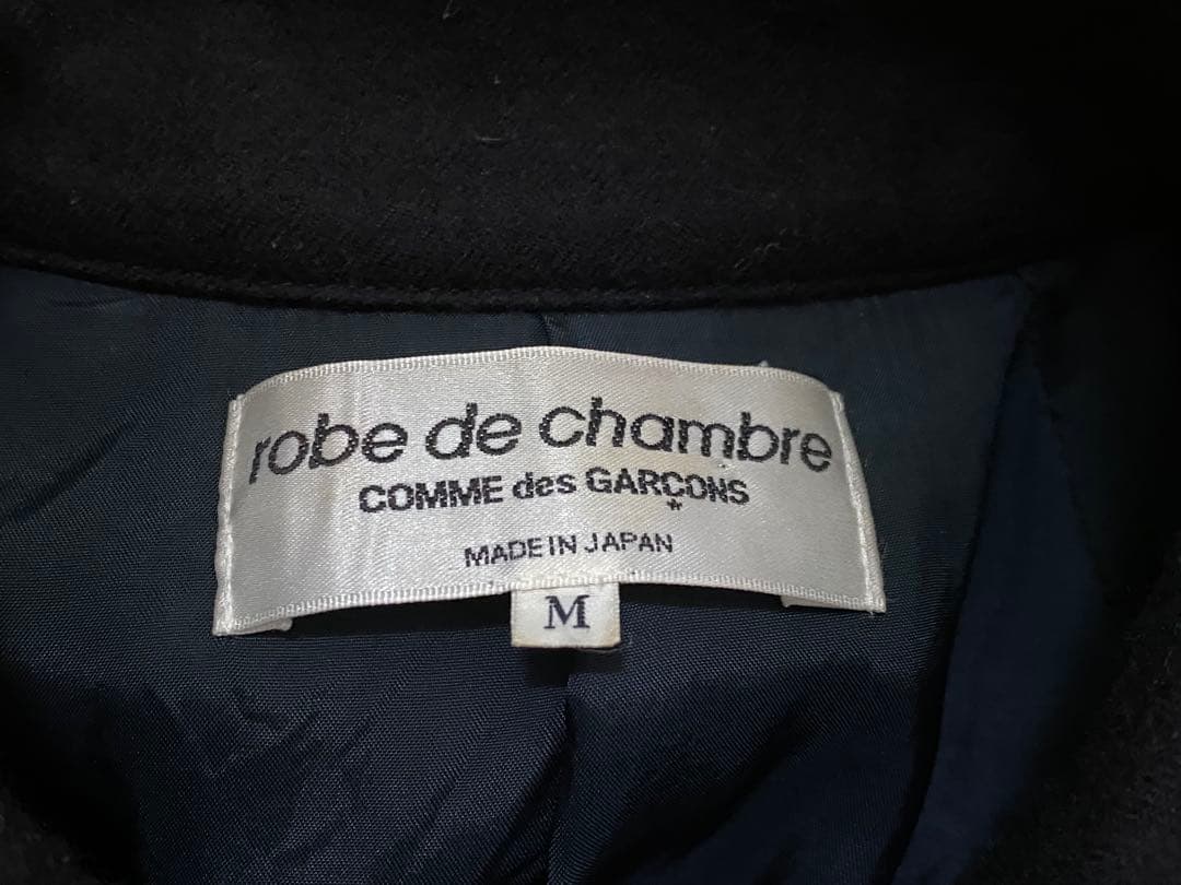robe de chambre garcons ウール コート リボン Aライン