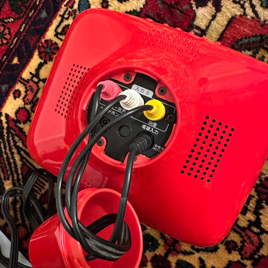 ±0 プラスマイナスゼロ テレビ レッド XVT-M020 深澤直人　廃盤品