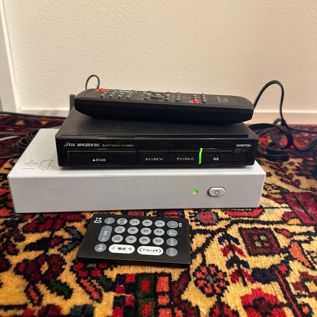 ±0 プラスマイナスゼロ テレビ レッド XVT-M020 深澤直人　廃盤品