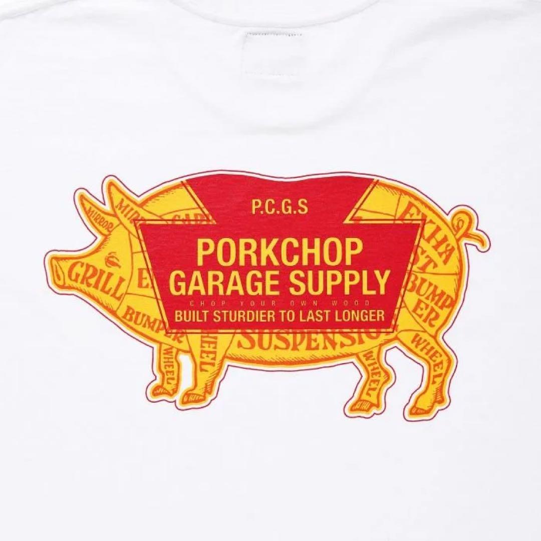 ポークチョップ ロンT WHITE Mサイズ キムタク マシス ラッツ