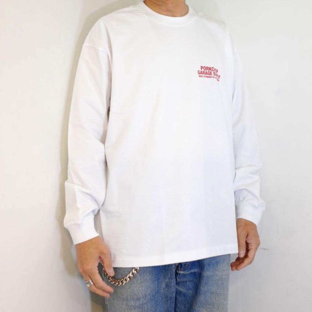 ポークチョップ ロンT WHITE Mサイズ キムタク マシス ラッツ