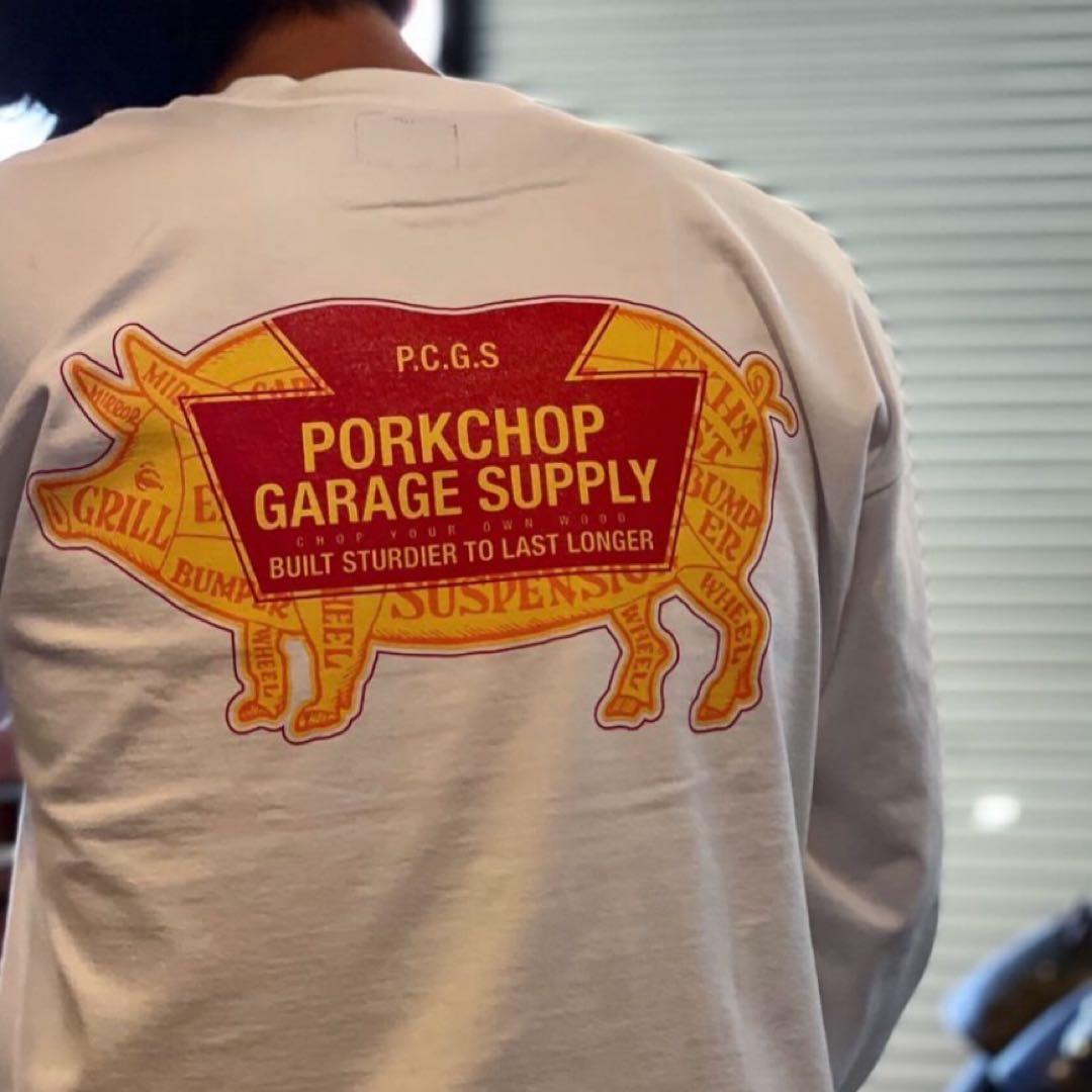 ポークチョップ ロンT WHITE Mサイズ キムタク マシス ラッツ