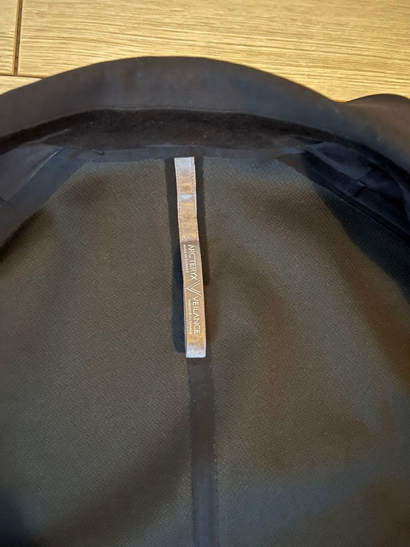 アークテリクス　ヴェイランス　indisce セットアップ　ブラック