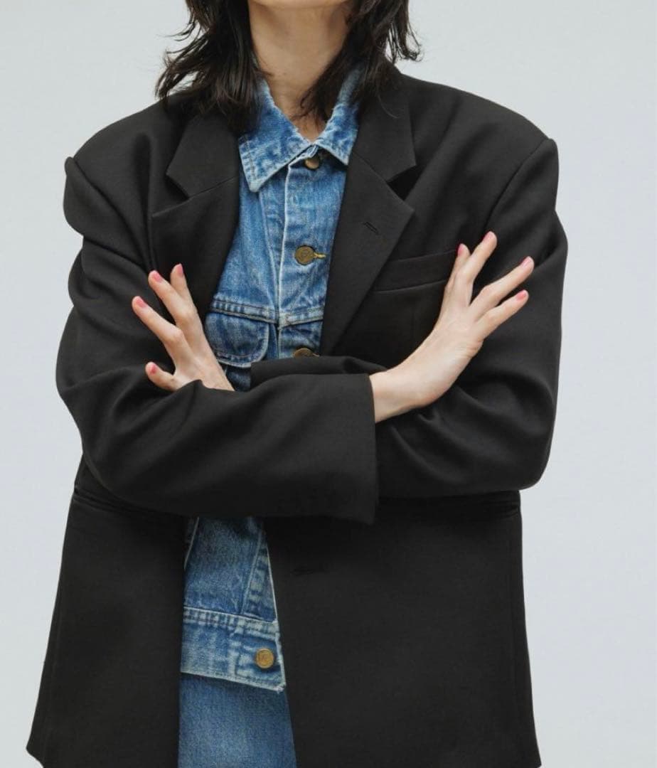 MtoR ムウトアールBOXY SINGLE BREASTED JACKET