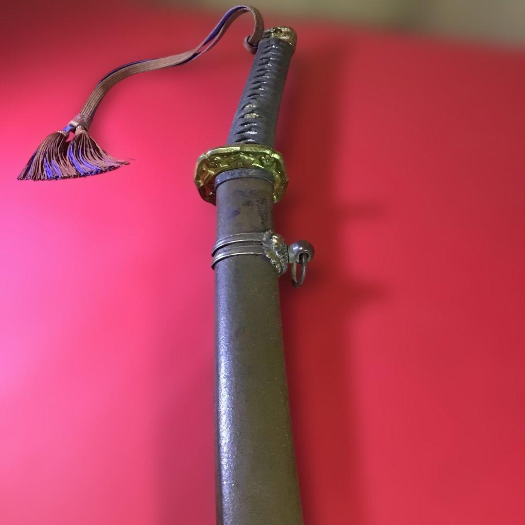 陸軍大尉軍刀　拵　刀緒付　繋ぎは木製　ケルト