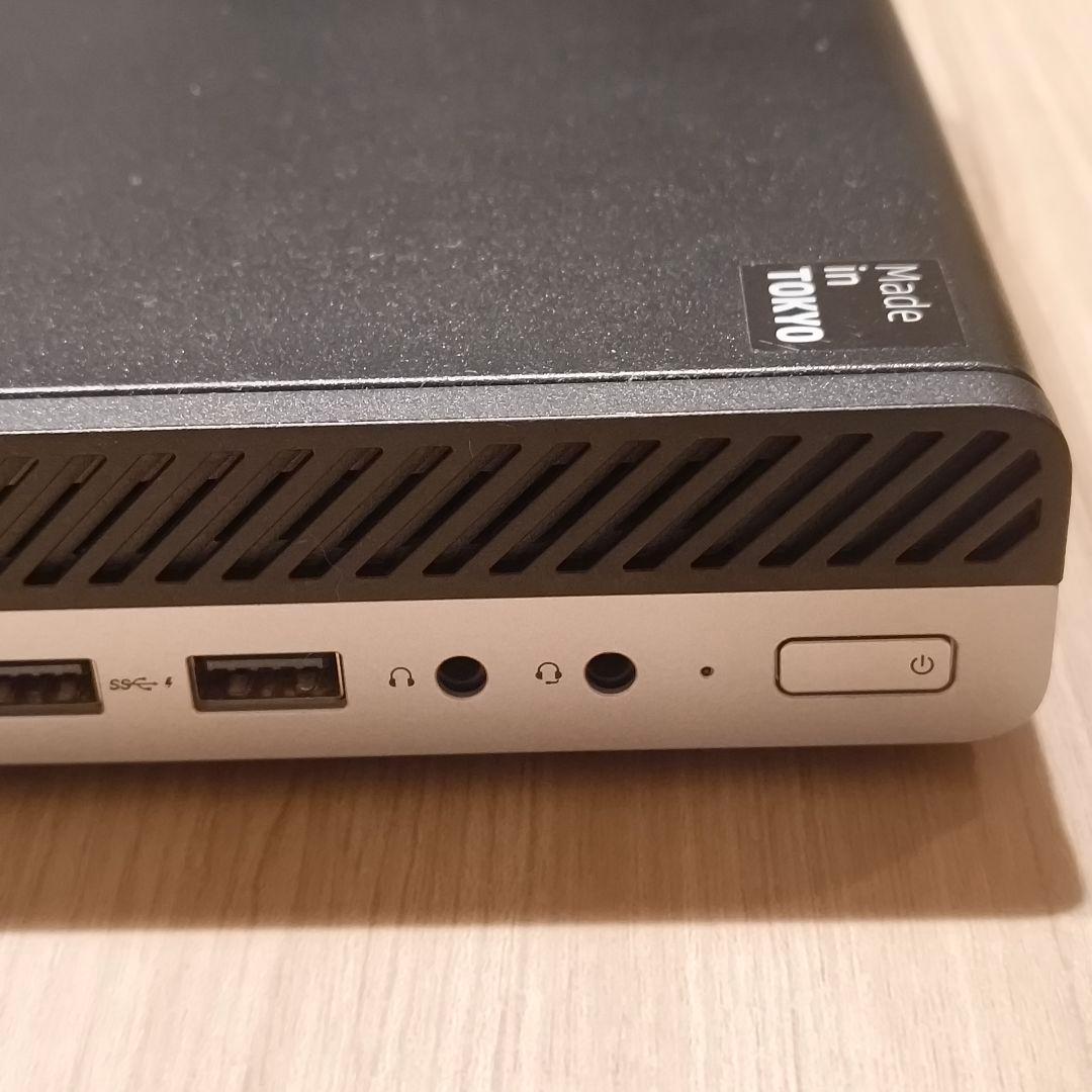 ミニPC HP EliteDesk800G4 i5 8500T 8GB Wifi
