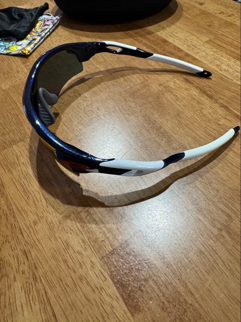 RADARLOCK サングラス ネイビー/ホワイト ミラー レンズ