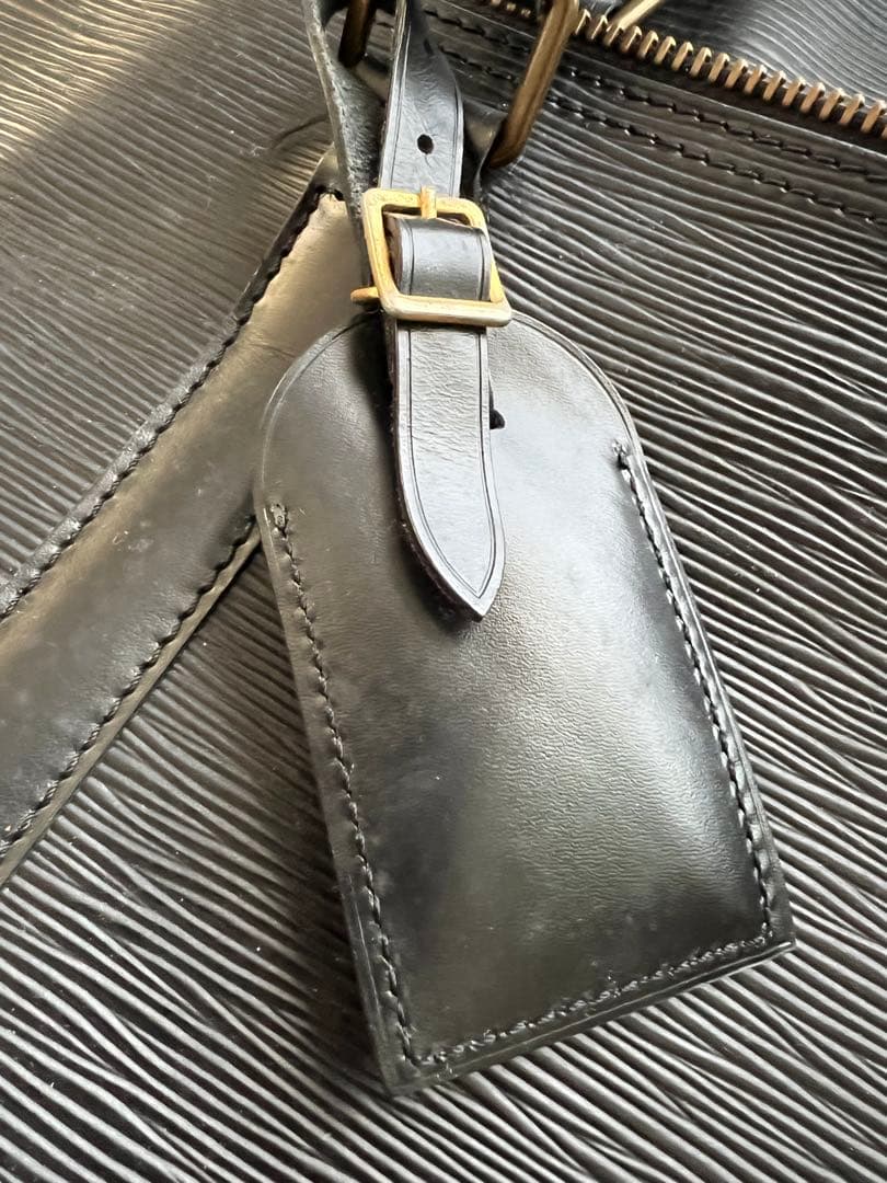 ルイヴィトン　エピ　キーポル　ボストンバッグ 黒