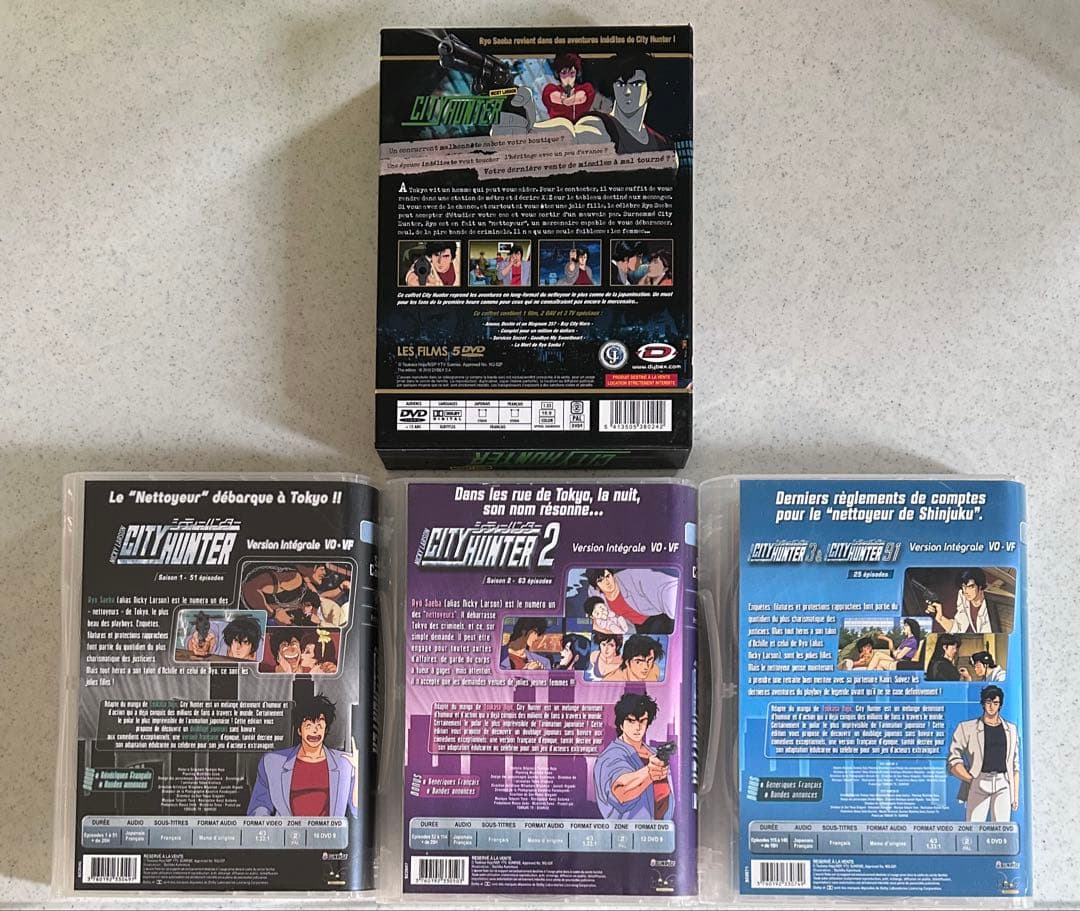シティーハンター 輸入版　TV版 全話 劇場版 DVD