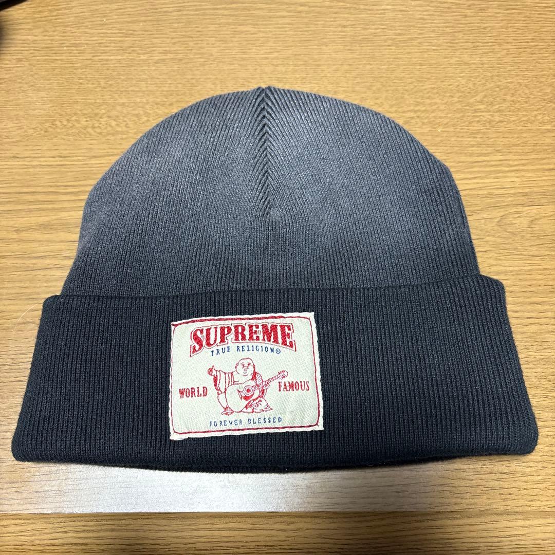 supreme true religion コラボニット帽