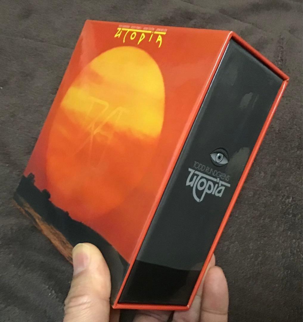 紙ジャケット用特典箱・帯8CD トッド・ラングレン／ユートピア UTOPEA