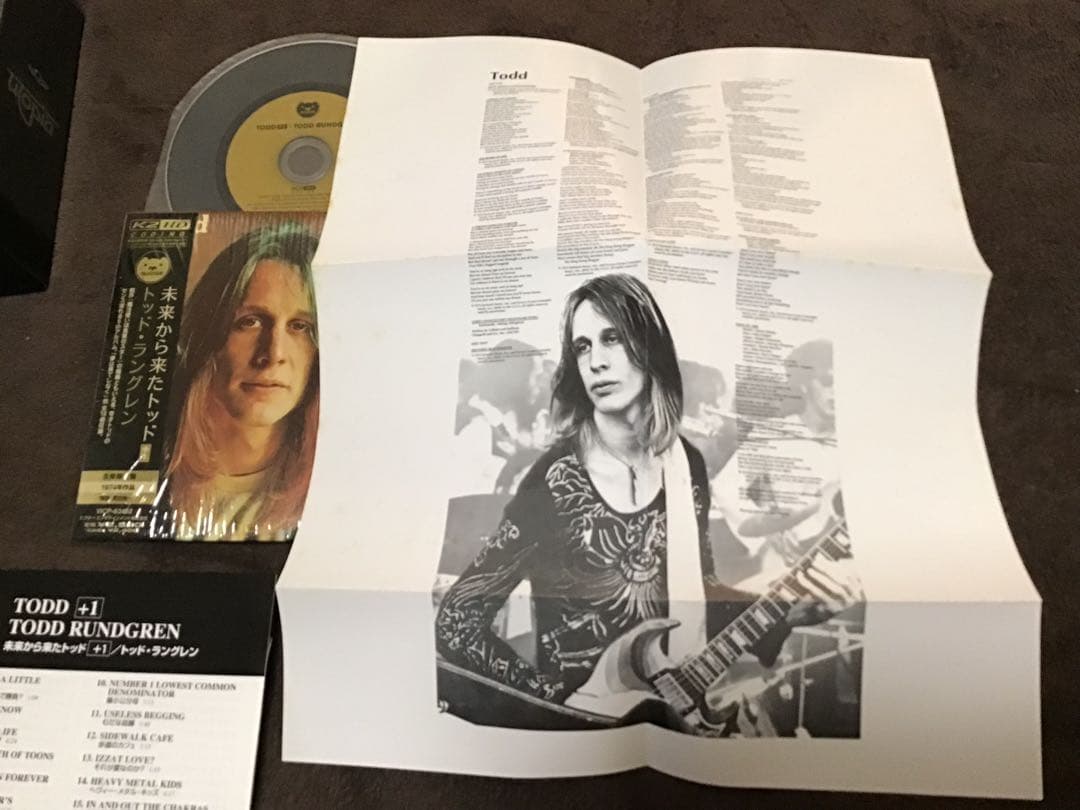 紙ジャケット用特典箱・帯8CD トッド・ラングレン／ユートピア UTOPEA