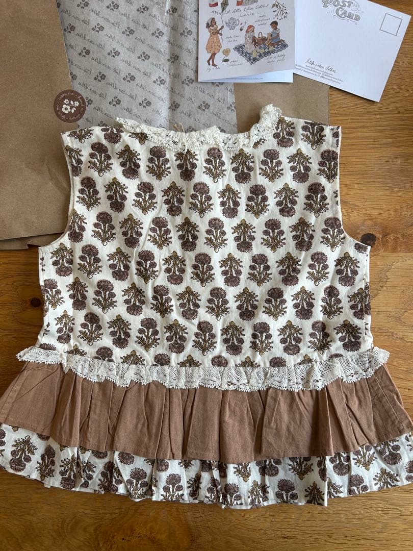 【完売商品】2025 Little Cotton Clothes ブラウス