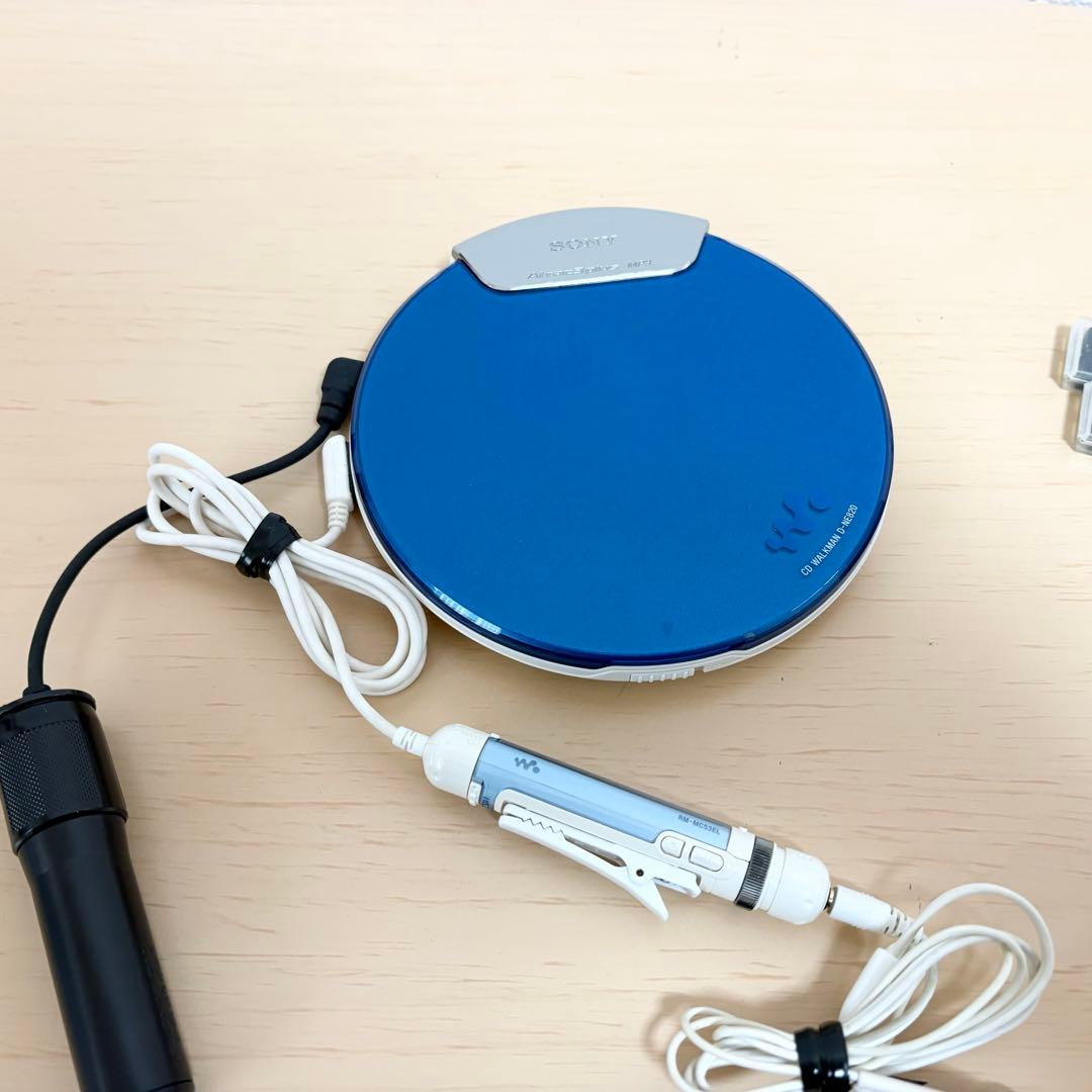 【希少】SONY CDウォークマン D-NE820 WALKMAN ブルー 青