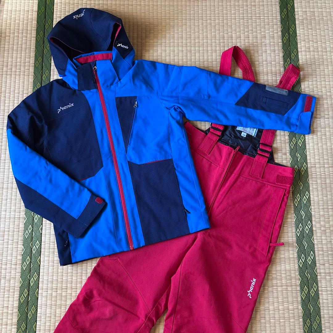 phenixスキーウェア 150サイズ 青赤