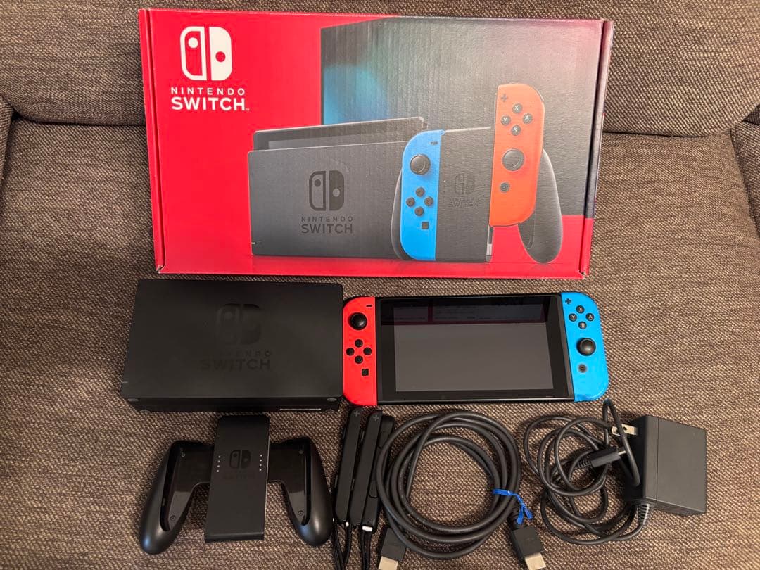 Nintendo Switch(本体、付属品、箱付き)
